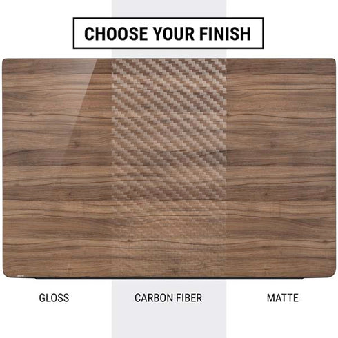 Natural Walnut Wood Dell Vostro Skin